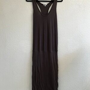 Standard James Perse Dress Racerback Maxi Gray 100% Cotton Size XL‎ (READ)